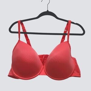 Cacique Shaping Solutions Coral Pink Bra Size 44D Adjustable Straps